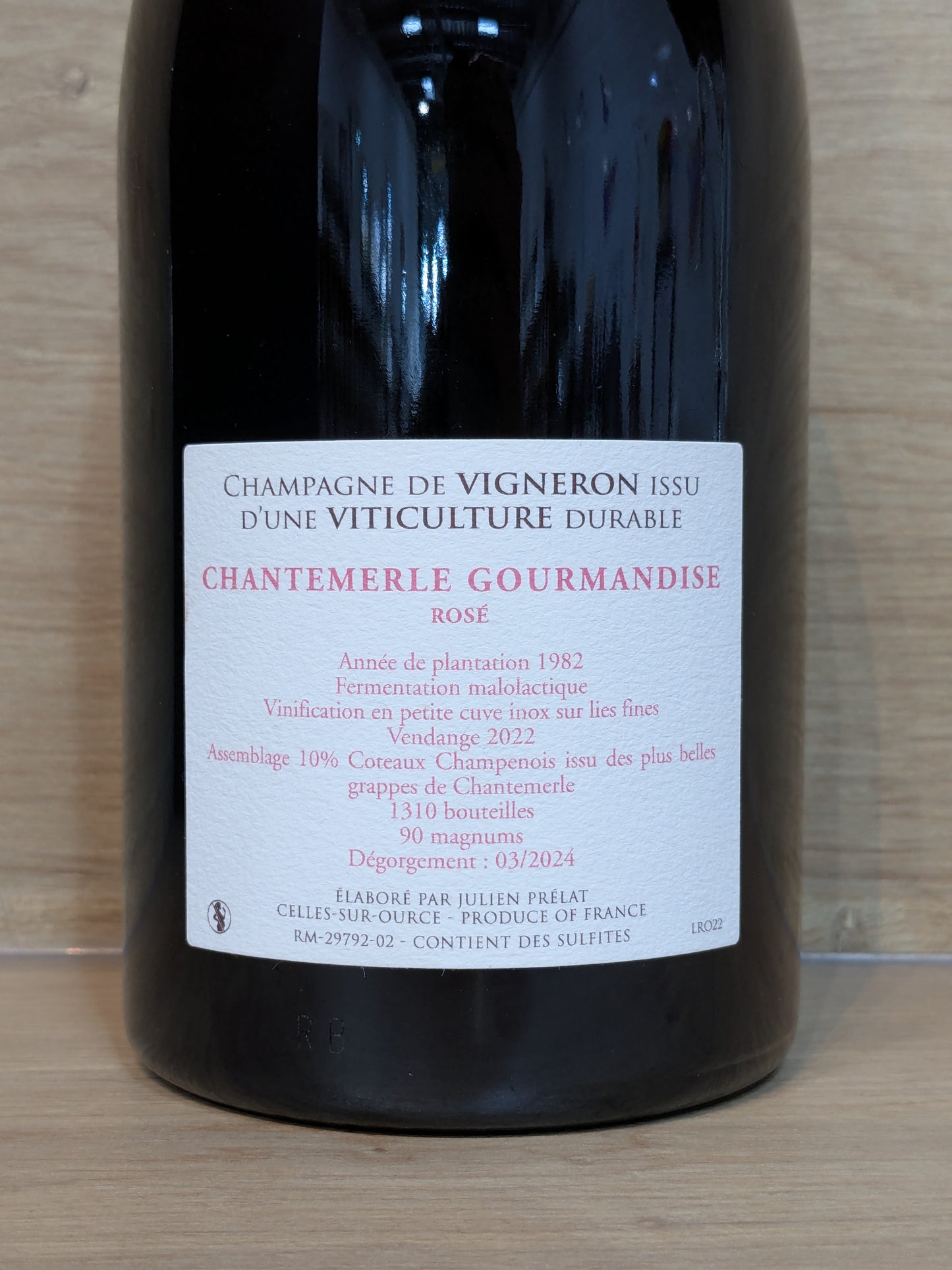 Julien Prélat - Chantemerle Gourmandise - CPHWINES