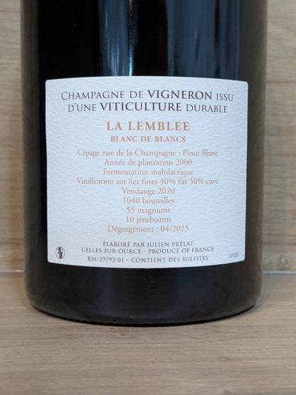 Julien Prélat - La Lemblée Blanc de Blancs - CPHWINES