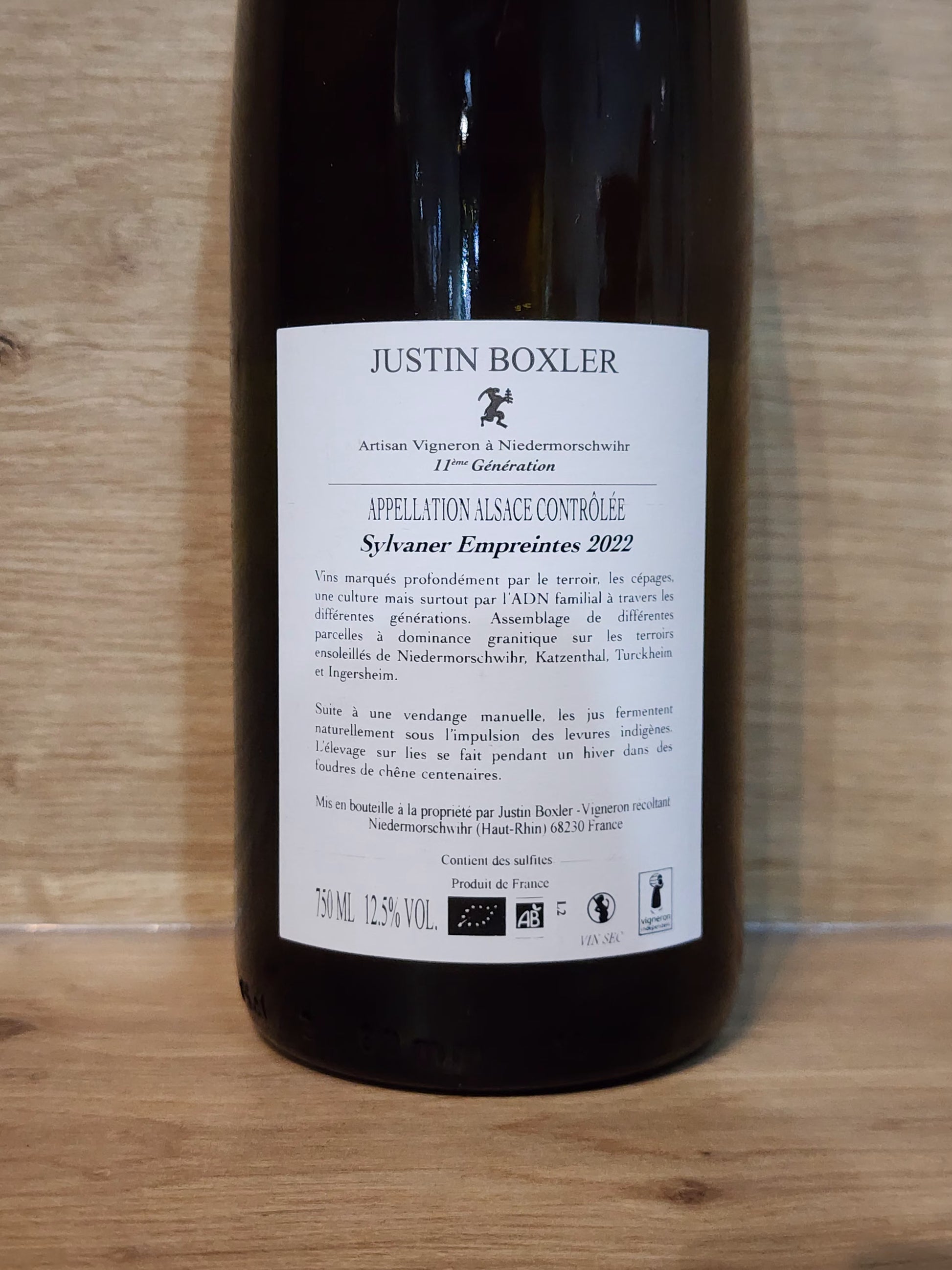 Justin Boxler - Sylvaner Empreintes 2022 - CPHWINES
