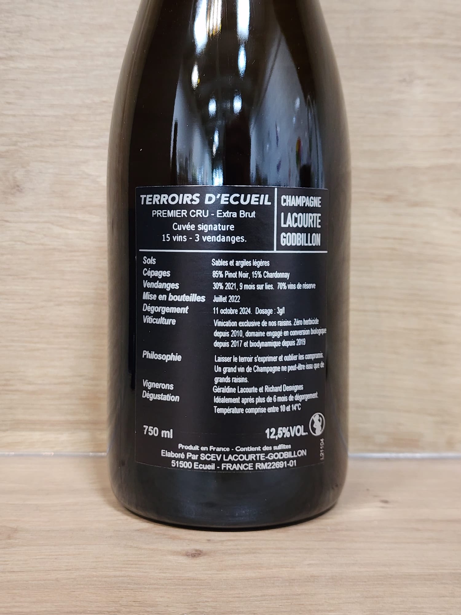 Lacourte Godbillon – Terroirs d'Écueil - CPHWINES