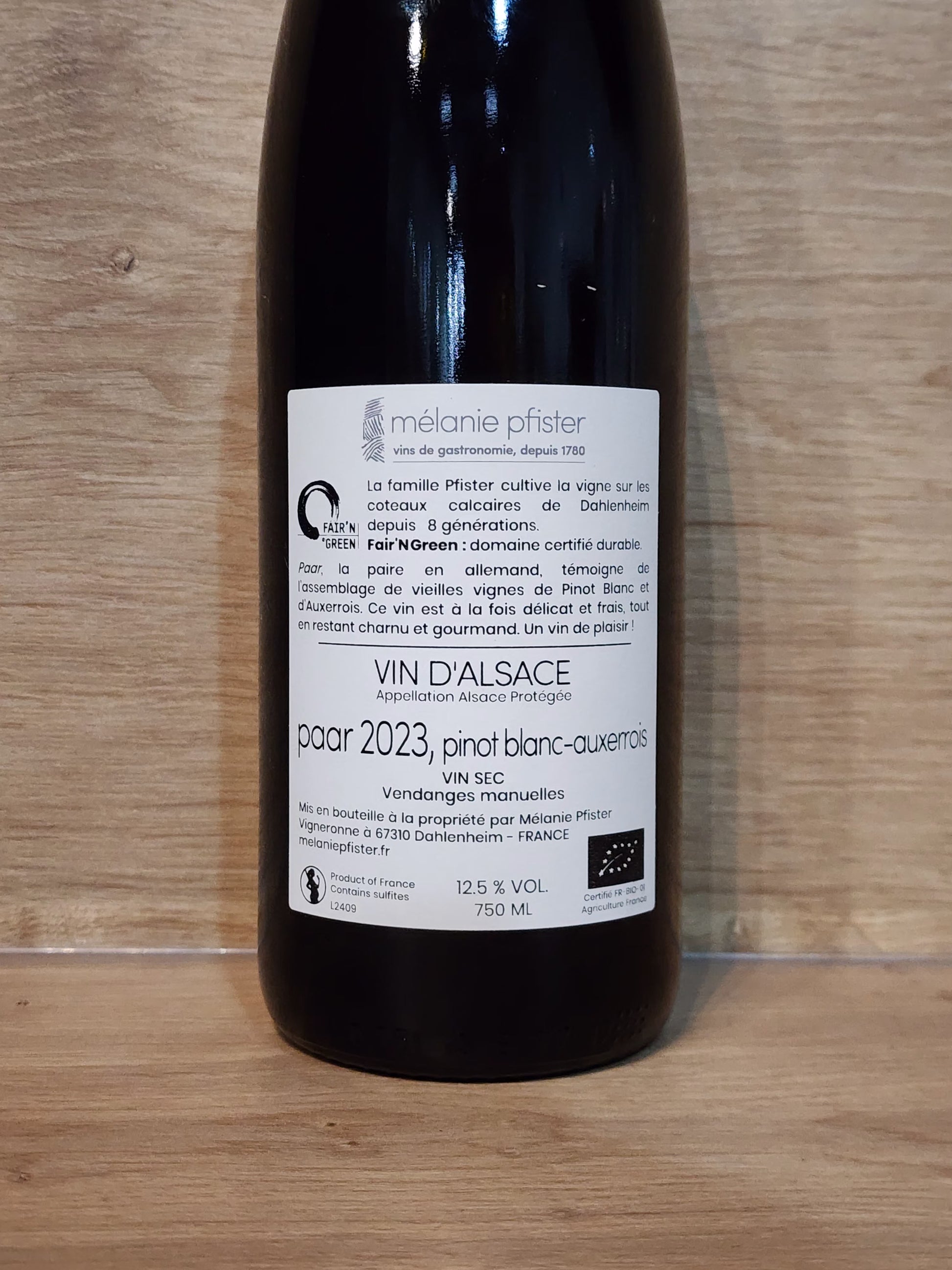Mélanie Pfister - Paar 2023 - CPHWINES