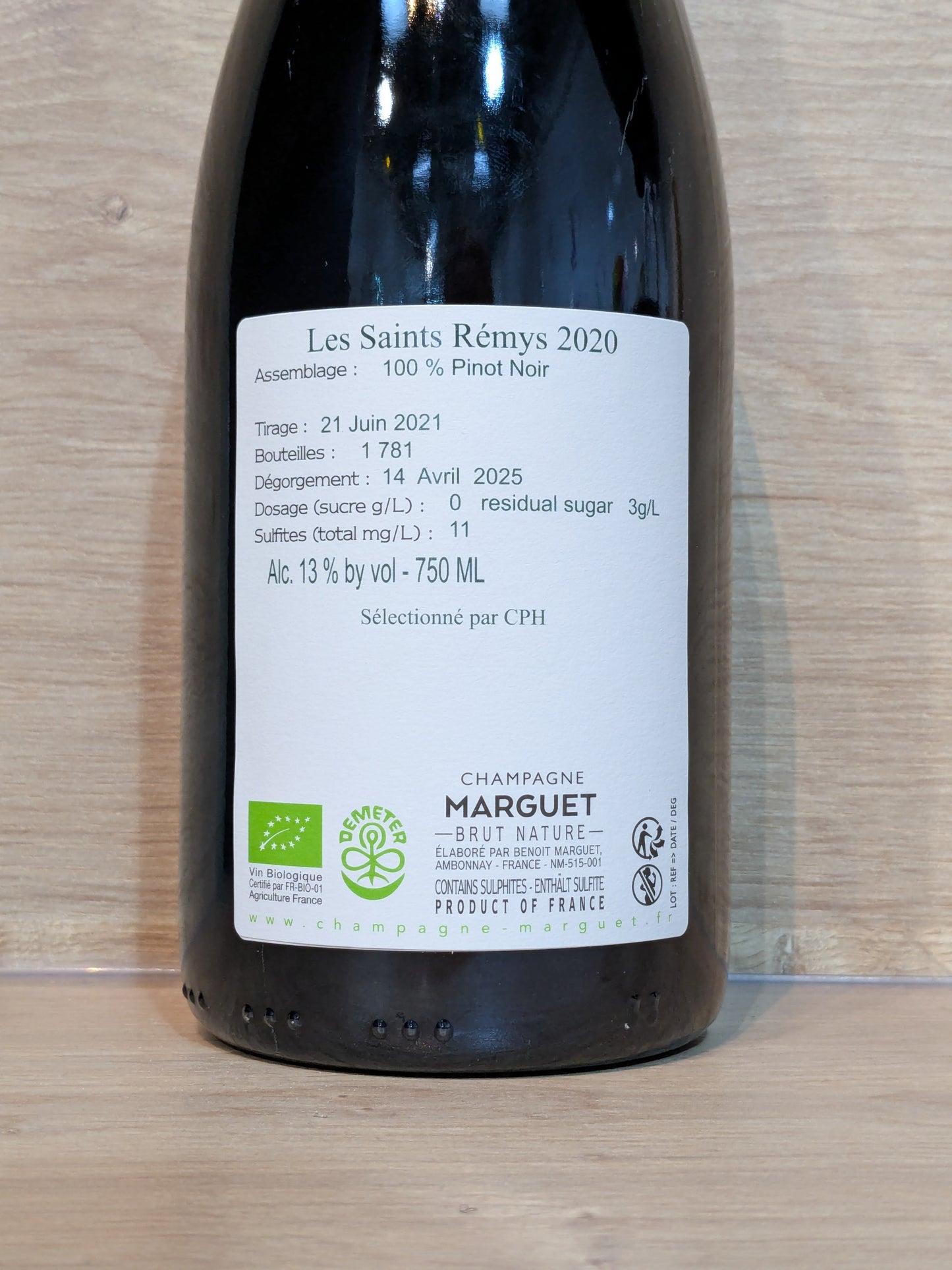 Marguet - Les Saints Rémys 2020 - CPHWINES