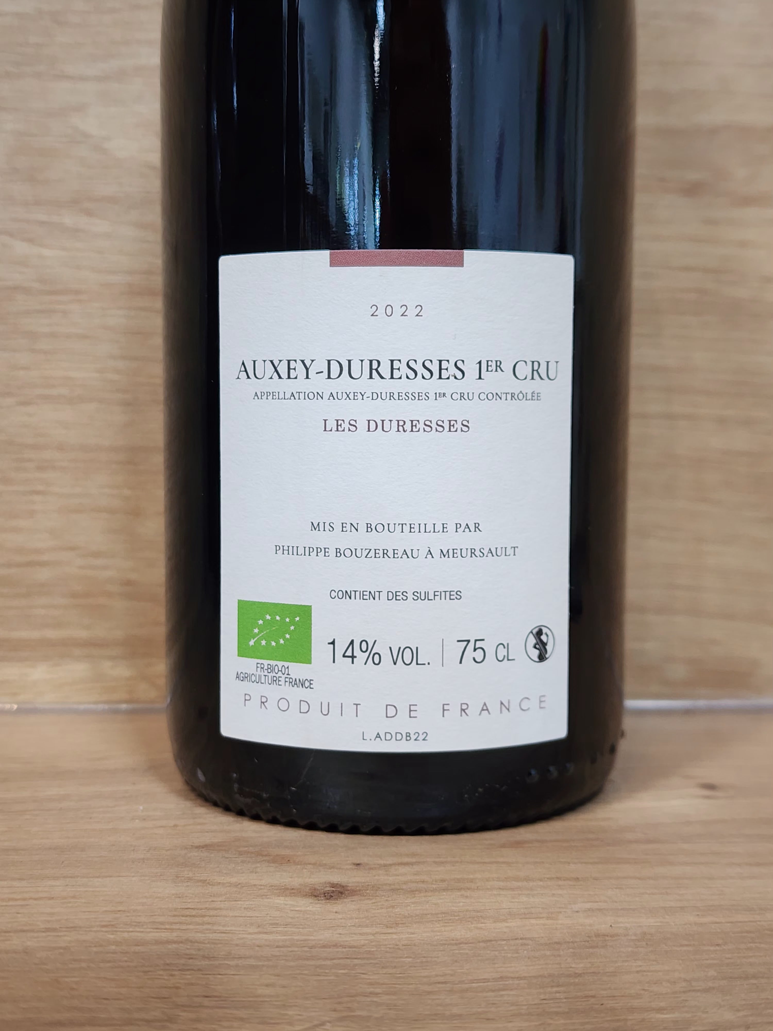 Philippe Bouzereau - Auxey-Duresses 1er Cru - Les Duresses 2022