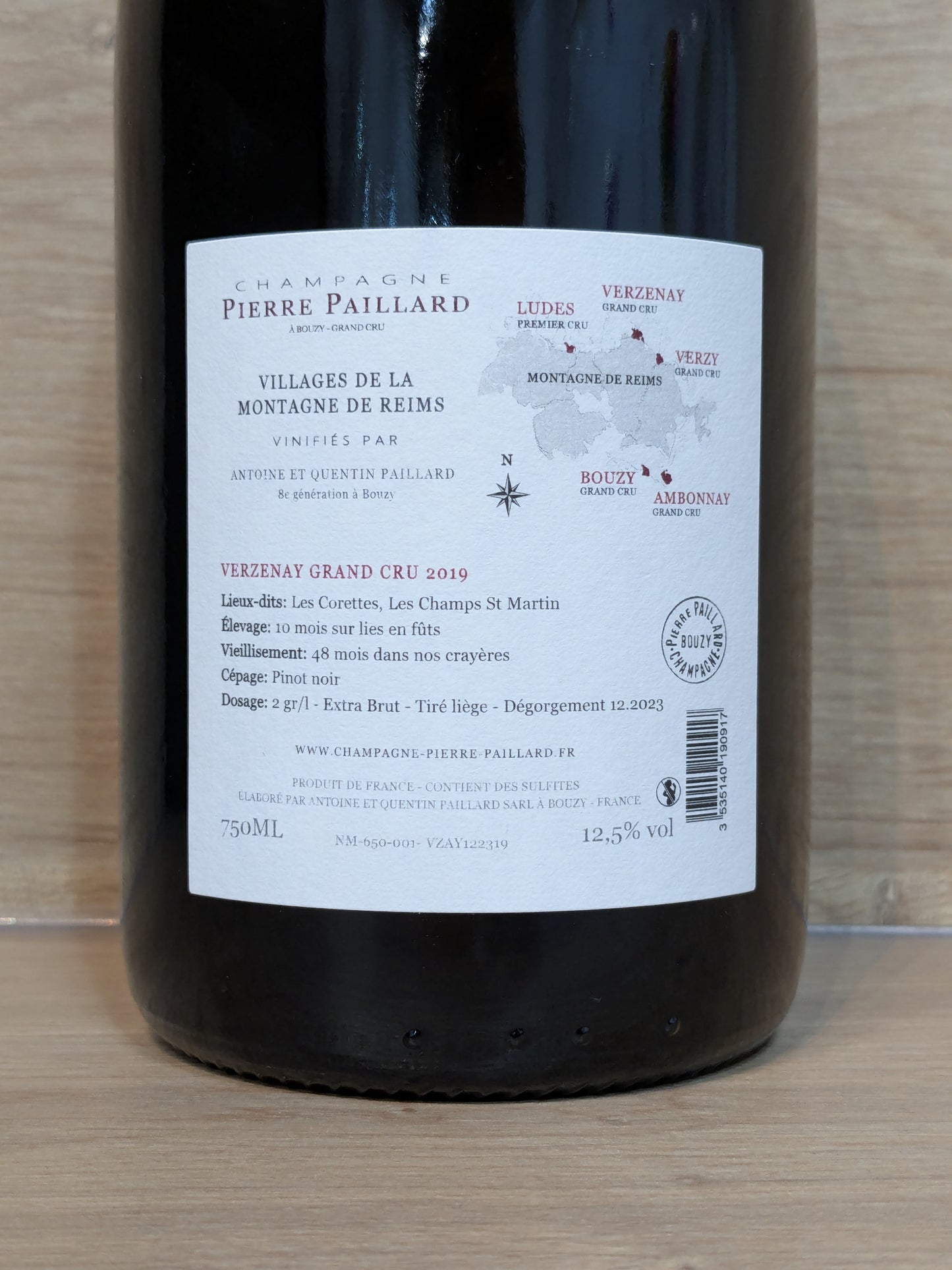 Pierre Paillard - Verzenay Grand Cru Vieilles Vignes 2019 - CPHWINES