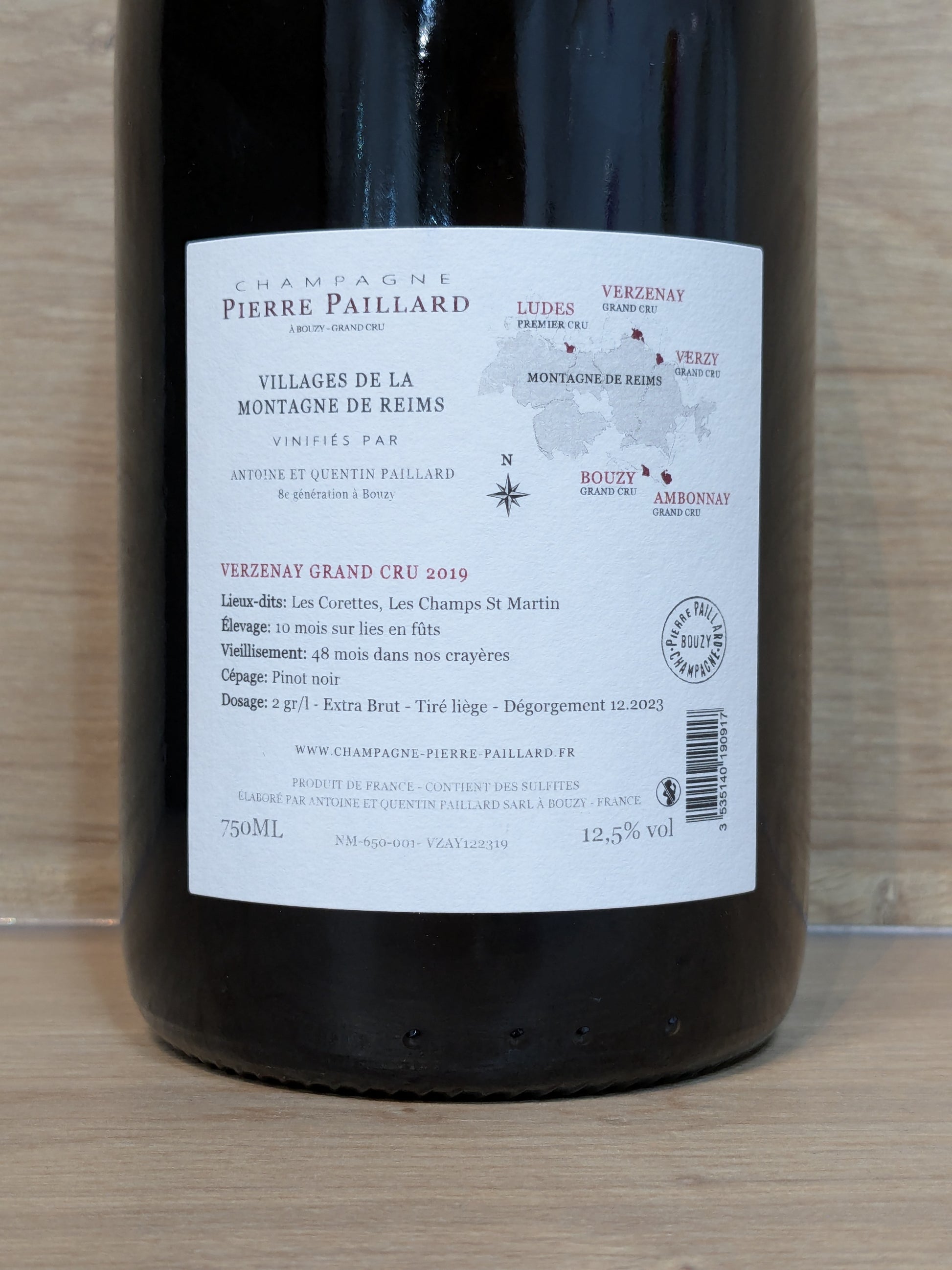 Pierre Paillard - Verzenay Grand Cru Vieilles Vignes 2019 - CPHWINES