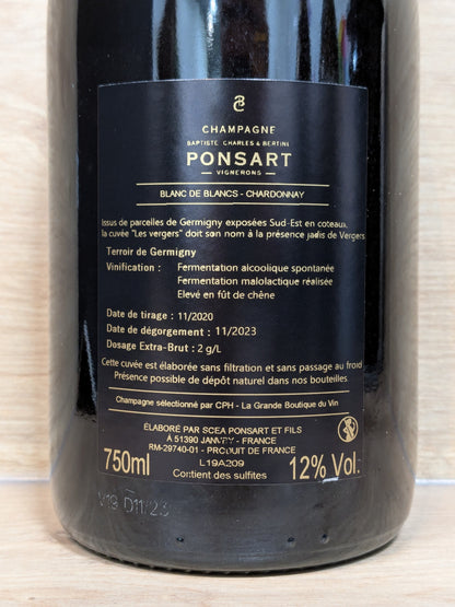 Ponsart - Les Vergers - CPHWINES