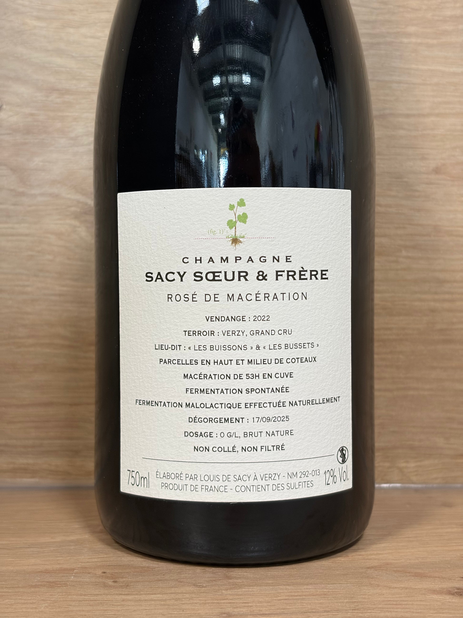 Sacy Soeur & Frère - Rosé de Macération 2022 - CPHWINES
