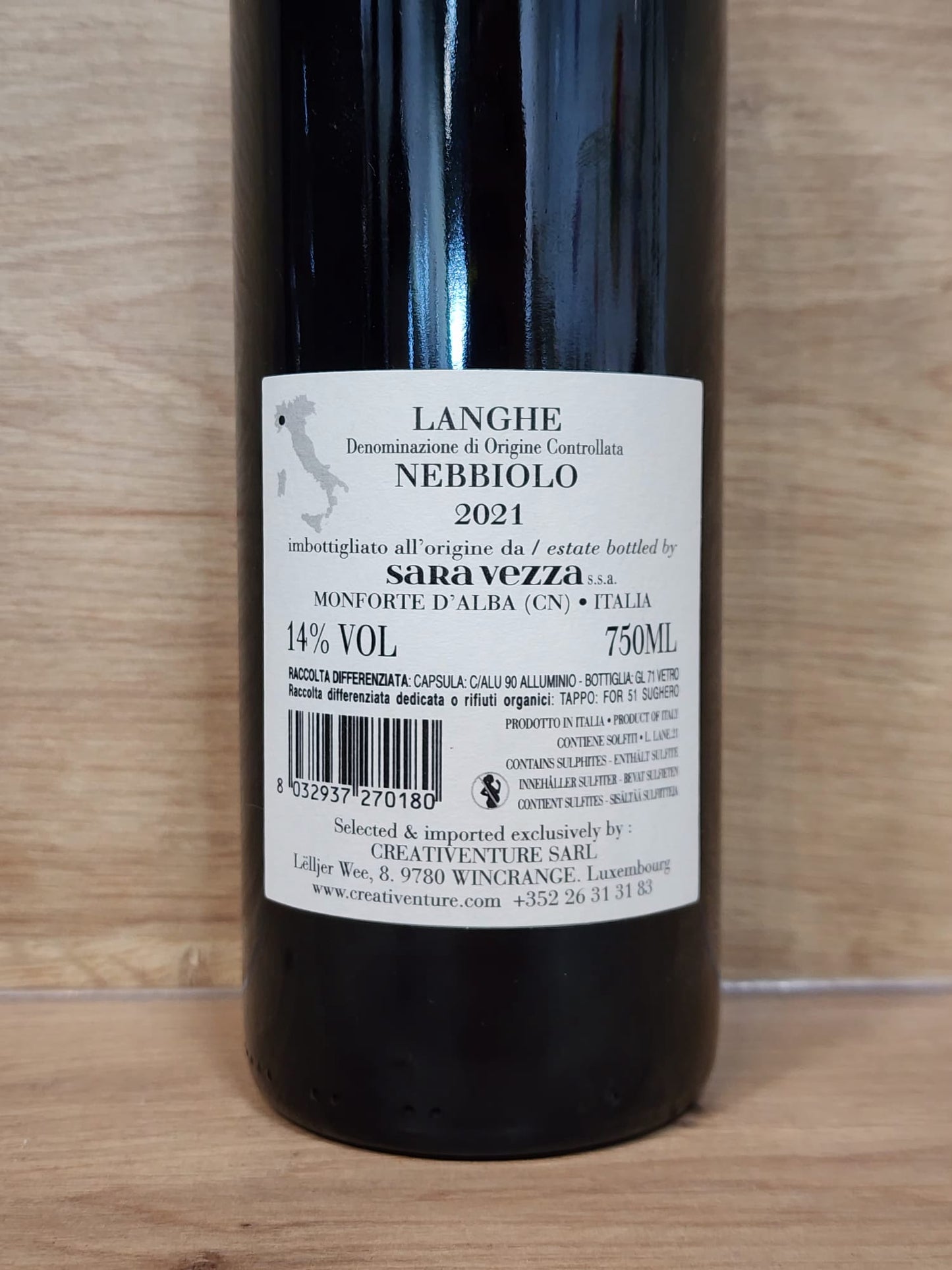 Sara Vezza- Langhe Nebbiolo 2021 - CPHWINES