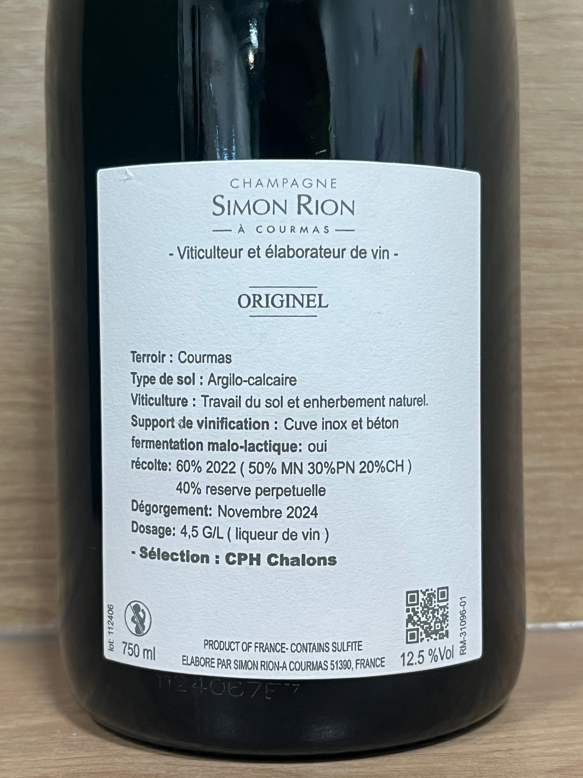 Simon Rion - Originel - CPHWINES