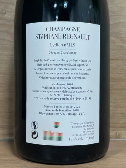 Stéphane Regnault - LYDIEN N°119 2020 - CPHWINES