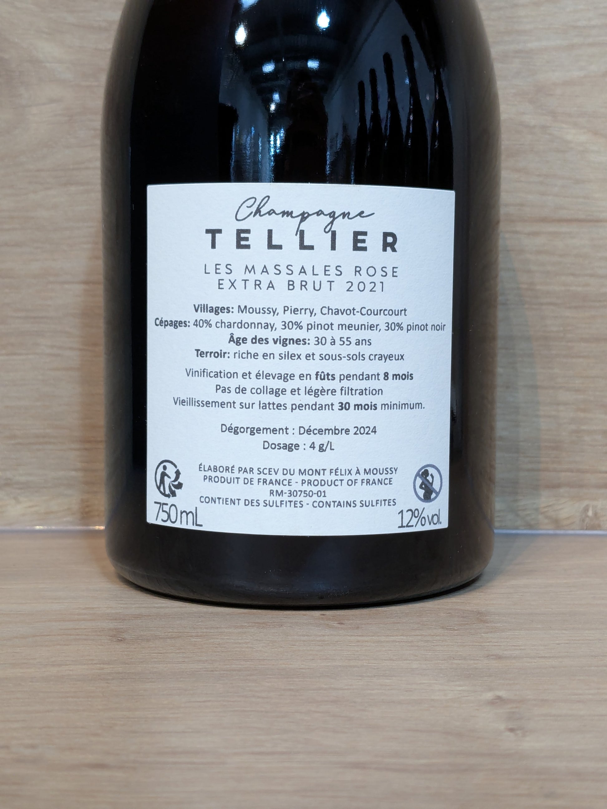 Tellier - Les Massales Rosé Extra Brut 2021 - CPHWINES