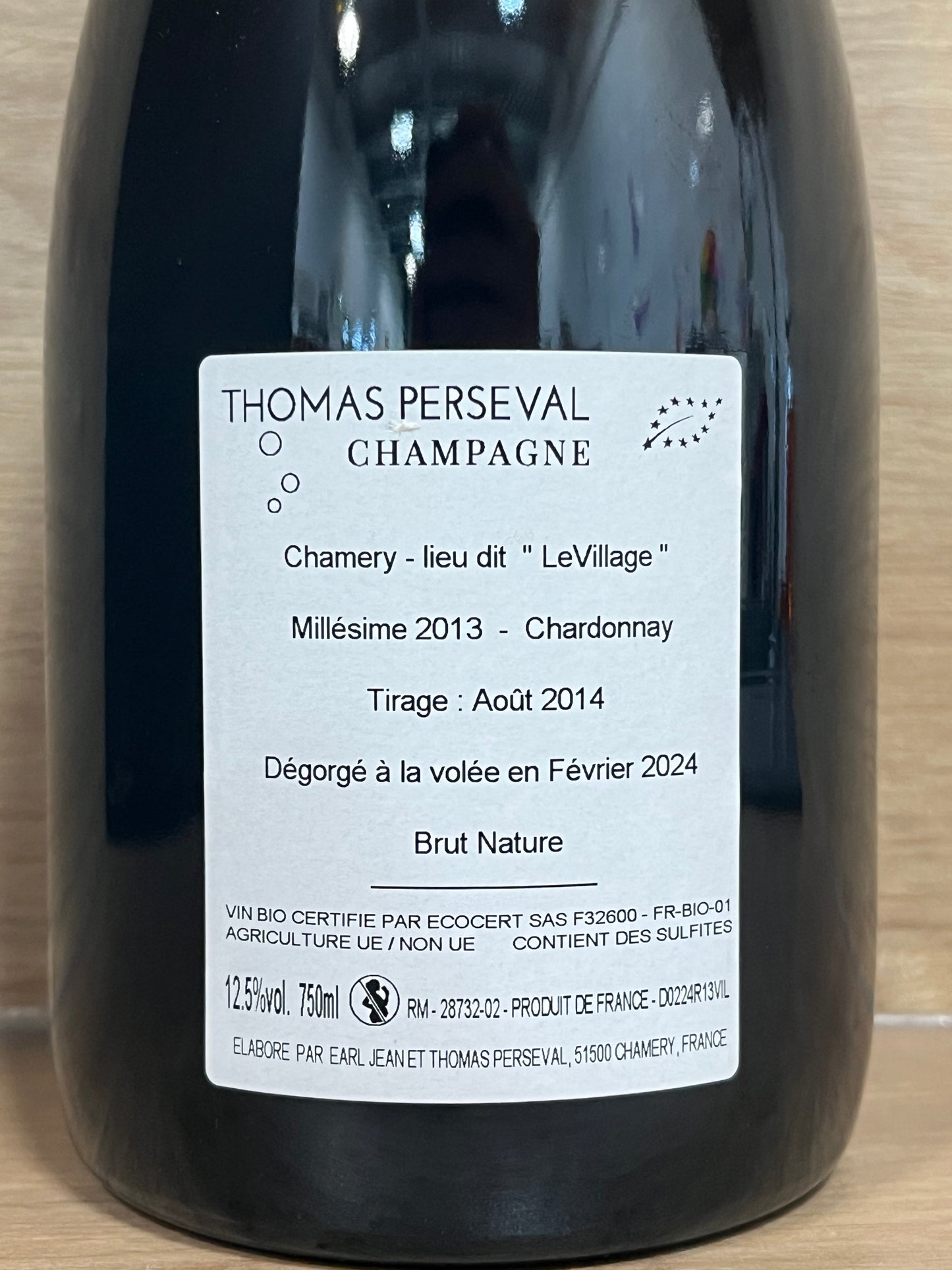 Thomas Perseval - Blanc de Blancs - LeVillage 2013 - CPHWINES