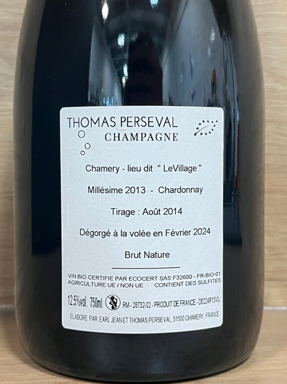 Thomas Perseval - Blanc de Blancs - LeVillage 2013 - CPHWINES