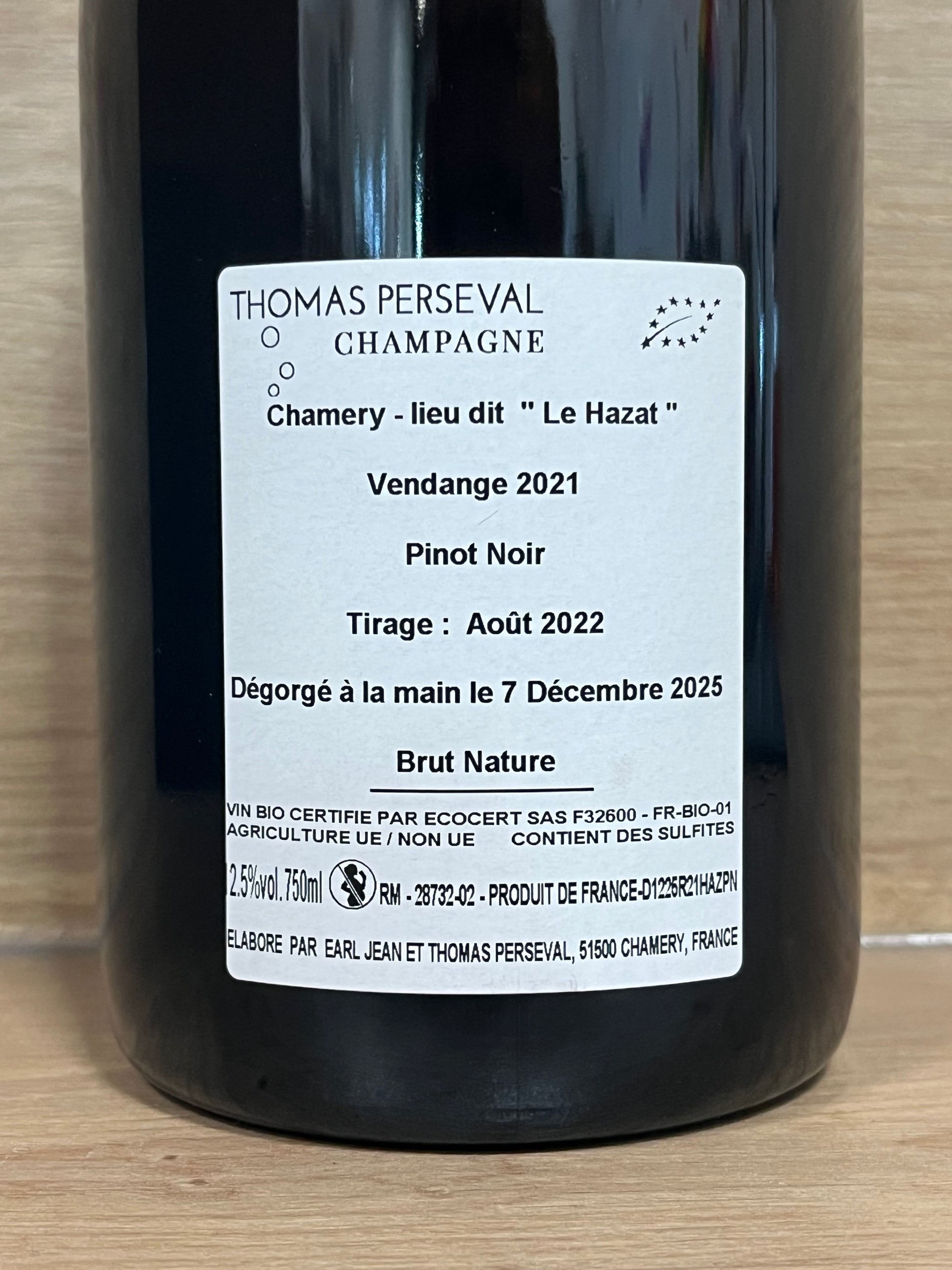 Thomas Perseval - Le Hazat 2021 - CPHWINES