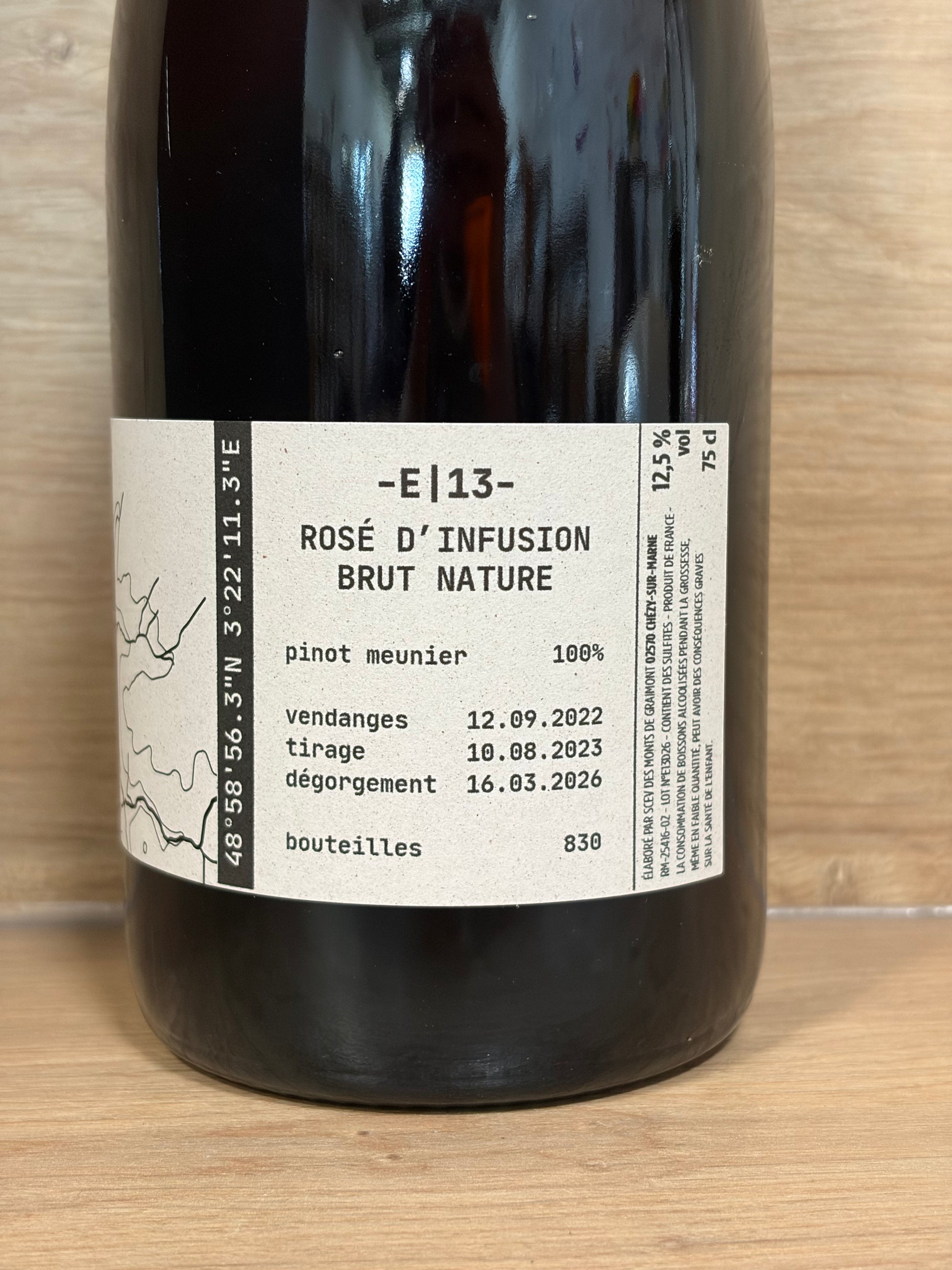 Tom Gaudiabois - E|13 Rosé d'Infusion Brut Nature 2022 - CPHWINES