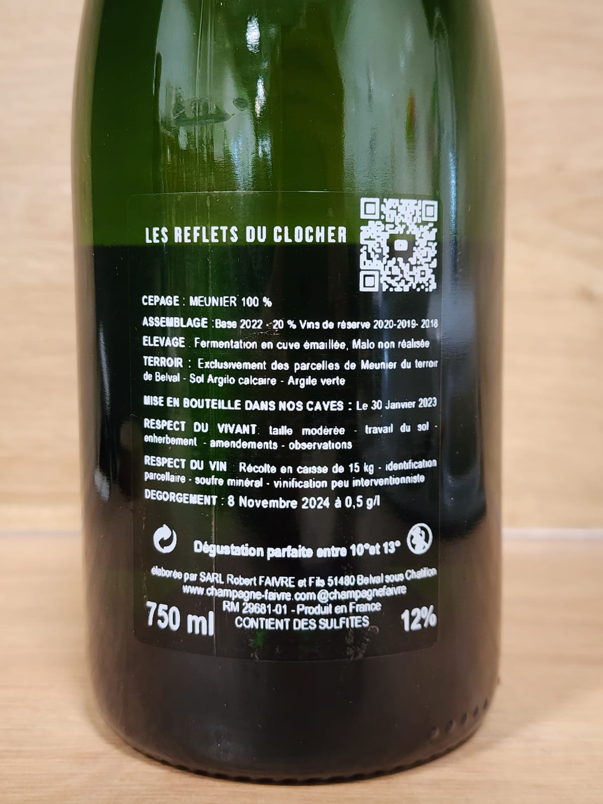 Champagne Robert Faivre – Les Reflets du Clocher - CPHWINES