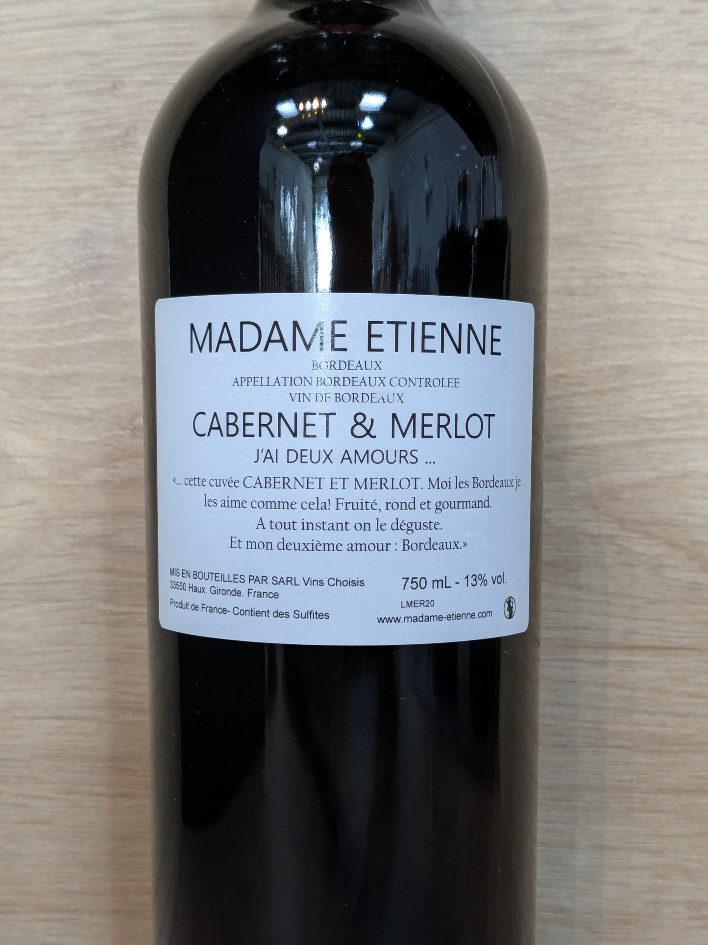 Madame Étienne 2020 - Cabernet & Merlot